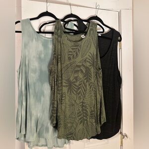 Old navy luxe tank top- SET OF 3
